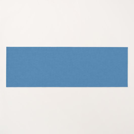 Calm & simple plain blue textured background ヨガマット (正面(横))