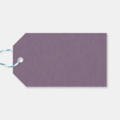 Calm & simple Purple textured background ギフトタグ (裏面横)