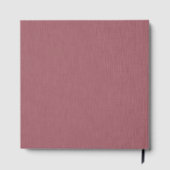Calm & simple visual mauve textured background ゲストブック (裏面)
