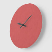 Calm & simple visual red textured background  ラージ壁時計 (傾斜)