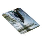 Calm Spring Morning, Donk Lake Belgium  マグネット (右側)