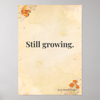 Calm Student Wall Art ポスター