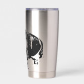 Calm That Travels 保温保冷タンブラー (背面)