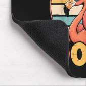 Calm The Flock Down Flamingo  マウスパッド (コーナー)