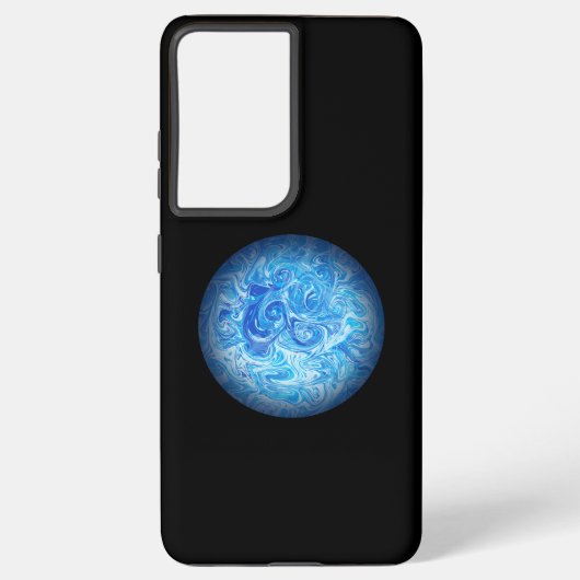 Calm Tide Art Phone Case Samsung Galaxy S21 Plus Galaxyケース (裏面)