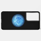 Calm Tide Art Phone Case Samsung Galaxy S21 Plus Galaxyケース (裏面横)