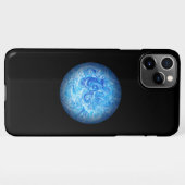 Calm Tide Fluid Art Phone Case iPhone 11 iPhoneケース (裏面横)