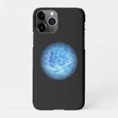 Calm Tide Fluid Art Phone Case iPhone 11 Pro iPhoneケース (裏面)