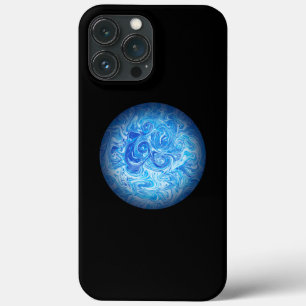 Calm Tide Fluid Art Phone Case iPhone 13 Pro Max Maxケース