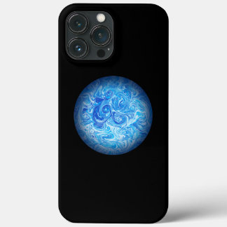 Calm Tide Fluid Art Phone Case iPhone 13 Pro Max Maxケース