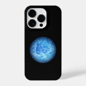 Calm Tide Fluid Art Phone Case iPhone 14 Pro iPhoneケース (裏面)