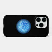 Calm Tide Fluid Art Phone Case iPhone 16 Pro iPhoneケース (裏面横)