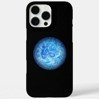 Calm Tide Fluid Art Phone Case iPhone 16 Pro Max Maxケース