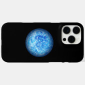 Calm Tide Fluid Art Phone Case iPhone 16 Pro Max Case-Mate iPhoneケース (裏面 (横))