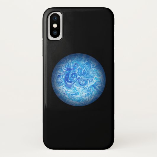 Calm Tide Fluid Art Phone Case iPhone X Case-Mate iPhoneケース (裏面)
