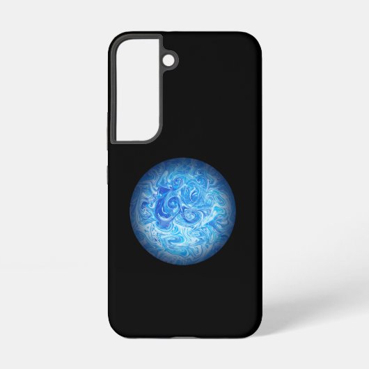 Calm Tide Fluid Art Phone Case Samsung Galaxy S22 Galaxyケース (裏面)
