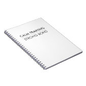 CALM TRAINING STRONG BOND – Minimal Dog Training ノートブック (右側)