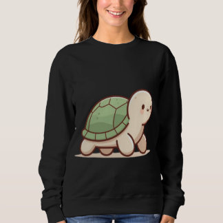 Calm Turtle – Take It Slow and Stay Cool スウェットシャツ