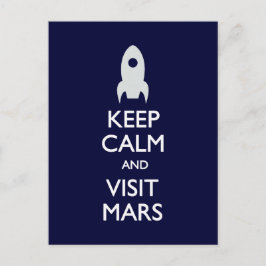 Calm Visit保火星はがき ポストカード