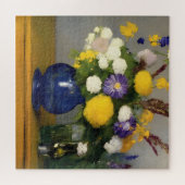Calm Water Color Botanical Art ジグソーパズル (横)