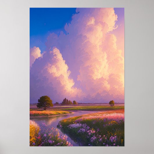 Calm Waterside美しい ポスター (正面)