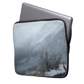 Calm White自然ランドスケープコンピュータケース ラップトップスリーブ (正面左)
