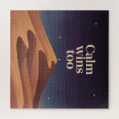 Calm Wins Too ジグソーパズル (横)