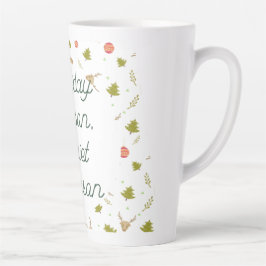Calm Winter Mug – Cozy Minimal Design カフェラテマグ