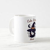 Calm Witchパーソナライズされたマグカップ コーヒーマグカップ (正面左)