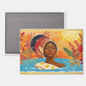 Calm Woman  マグネット (正面/裏面)