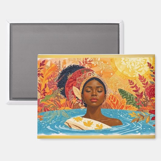 Calm Woman マグネット (正面/裏面)