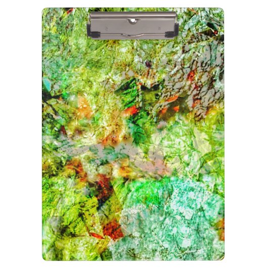 Calm yellow abstract clipboard,sunshiny abstract クリップボード (正面)