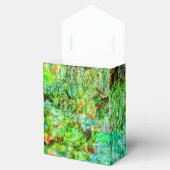 Calm yellow abstract Favor Box,Smooth textured art フェイバーボックス (オープン)