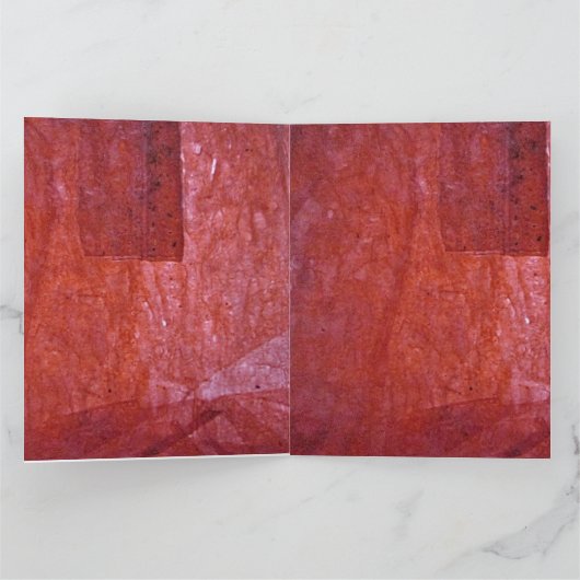 Calm yellow abstract Folded Greeting Card,Dazzling カード (内部)