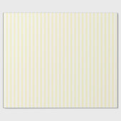 ** Calm Yellow Minimalist Stripes ラッピングペーパー (フラット)