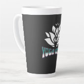 Calm Yoga Flow with Mat & Blocks カフェラテマグ (左アングル)