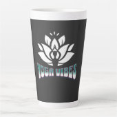 Calm Yoga Flow with Mat & Blocks カフェラテマグ (正面)