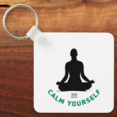 CALM YOURSELFアクリルキーチェーン キーホルダー (正面)