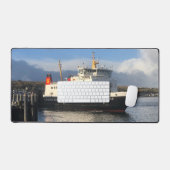 Calmacフェリー、ロセサイ、ビュート、スコットランド デスクマット (キーボード&マウス)