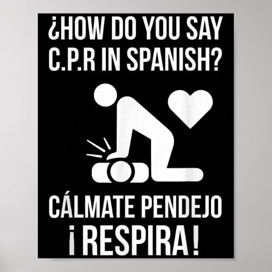 Calmate Y RespiraでC.p.rとスペインの言う方法 ポスター (正面)