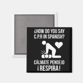 Calmate Y RespiraでC.p.rとスペインの言う方法 マグネット (正面/裏面)