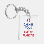 Calmez Vous et Parler Français キーホルダー (正面左)