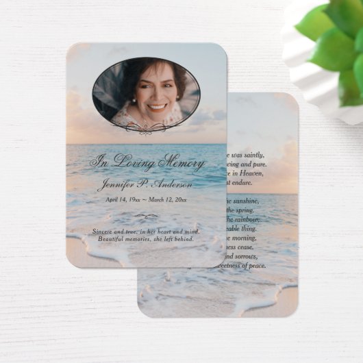 Calming Seawate記念写真カード (デスク)