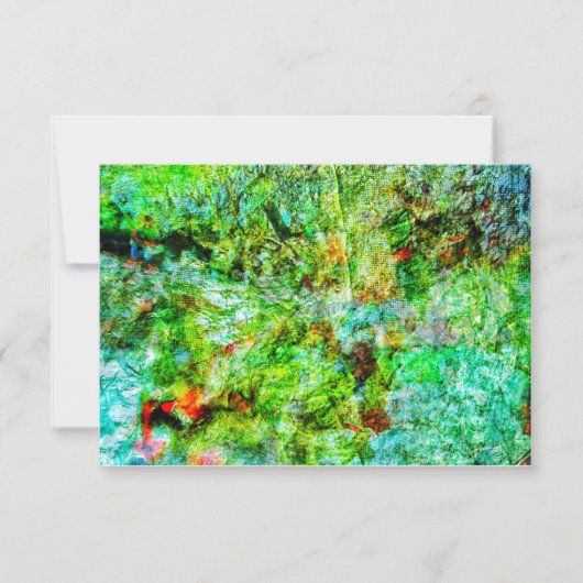 Calming yellow abstract invitation,Yellow abstract 招待状 (正面)