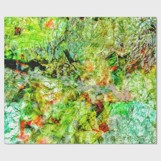 Calming yellow abstract Wrapping Paper,Calming  ラッピングペーパー (フラット)