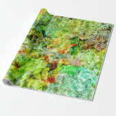 Calming yellow abstract Wrapping Paper,Calming  ラッピングペーパー (アンロールド)