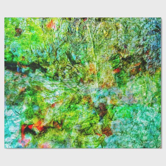 Calming yellow abstract Wrapping Paper,Relaxed art ラッピングペーパー (フラット)