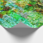 Calming yellow abstract Wrapping Paper,Relaxed art ラッピングペーパー (角)