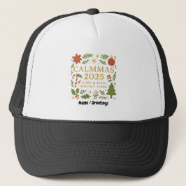 Calmmas 2025 あたたかなクリスマスの雰囲気 キャップ