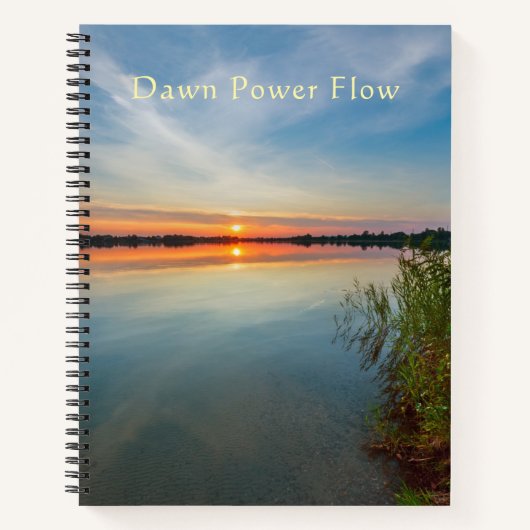 Calmness Is A Superpower Coastal ノートブック (正面)